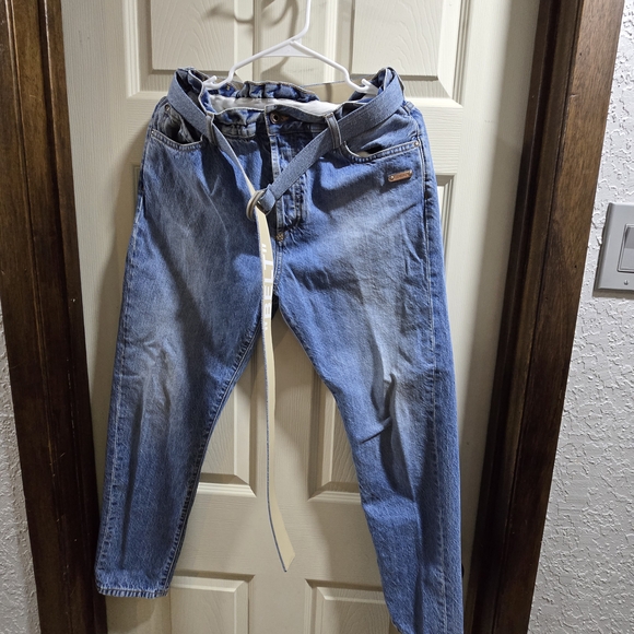 Off-White Elastic Waist Denim Label X Virgil Abloh - Picture 1 of 7